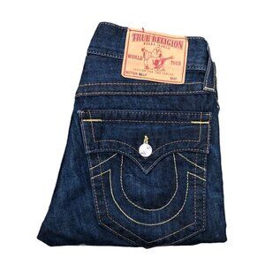 Vintage True Religion Jeans Shorts Size 28 BILLY Blue